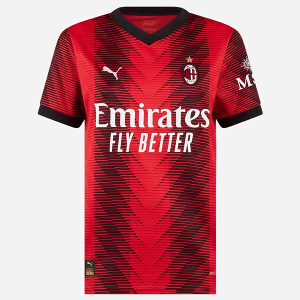 Tailandia Camiseta AC Milan 1st Mujer 2023-2024